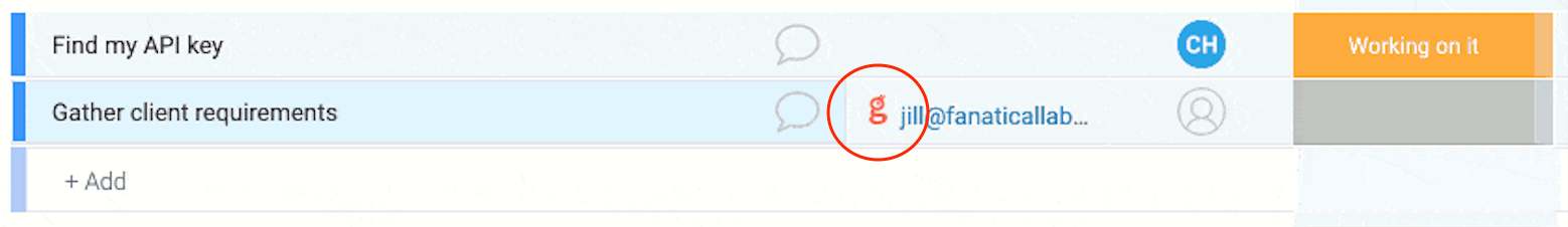 Glancey stamp helps find relevant information