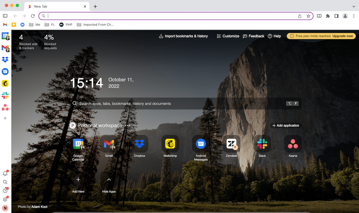 Screenshot of Sidekick
